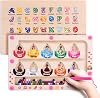 Princess Mini Magnetic Color and Number Maze Montessori Toy for Ages 3 4 5, Toddler Busy Board, Educational Preschool Learning Activities, Ideal Christmas & Birthday Gift for Girls and Kids