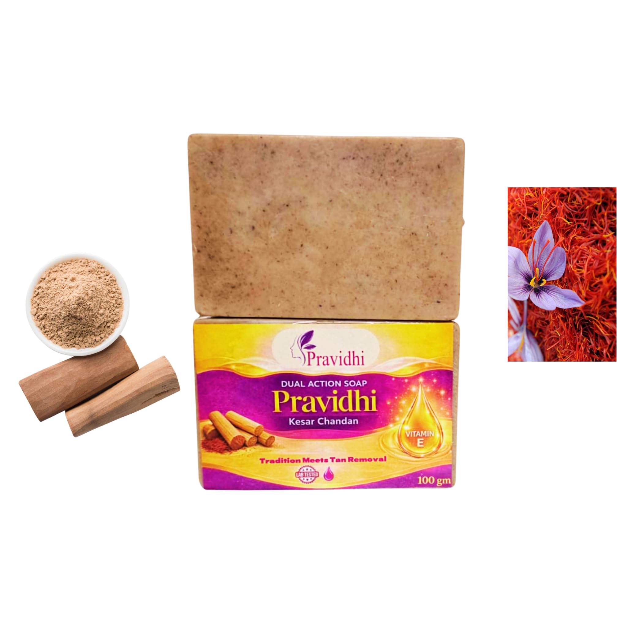 Kesar Chandan Dual Action Exfoliating Soap-image-18