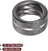 Vista 13 de HARFINGTON 8" Pipe Wrench Nut, Carbon Steel, 14mm ID, 1 PC