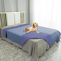 Vista 19 de Ameritex Funda impermeable para cama de perro, manta reversible para mascotas, para muebles, cama, sofá, sillón