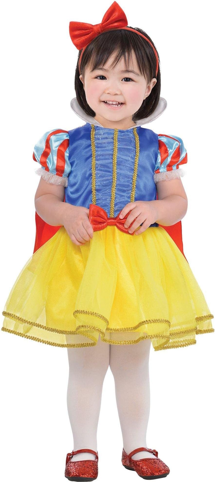 Classic Snow White Halloween Costume for Babies, 6-12 Months, Includes Dress and Headband