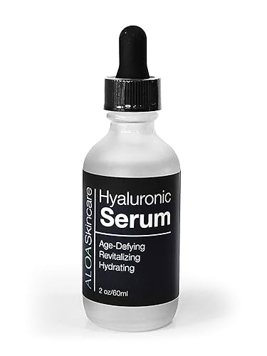 ALOA Sérum de ácido hialurónico para el cuidado de la piel, 2 onzas, hidratación intensa, relleno de la piel, antienvejecimiento, antiarrugas,