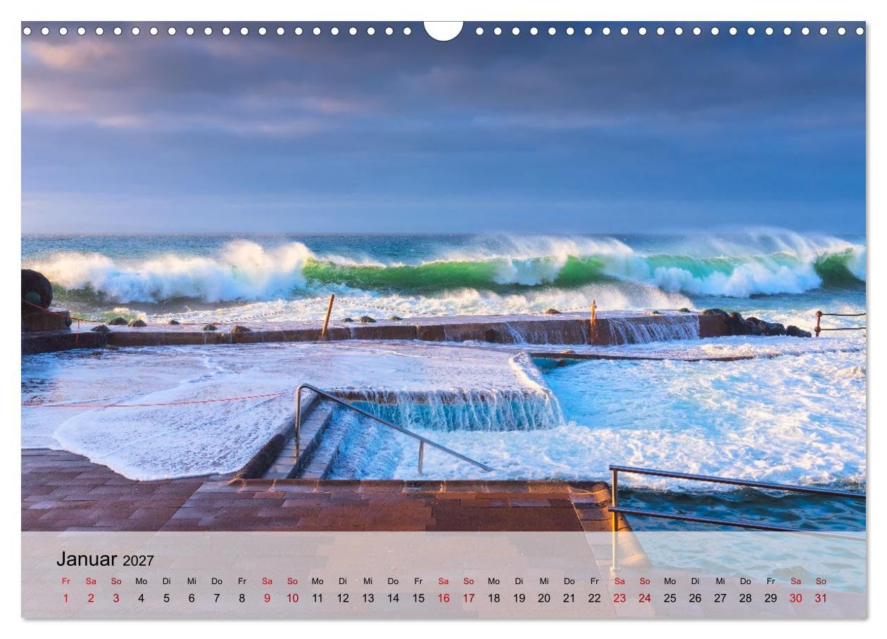 CALVENDO - Wunderschöne Meereslandschaften (Wandkalender 2027 DIN A3 quer), Monatskalender: Zwölf Meereslandschaften für Meeressüchtige.