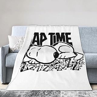 ブランケット スヌーピー 毛布 ひざ掛け フランネル毛布 マイクロファイバー ふわふわ 軽量 暖かい 四季対応 子供用 保育園 オフィス 旅行 出張 車内 キャンプ 冷房対策 誕生日 プレゼント 150cm x 125cm