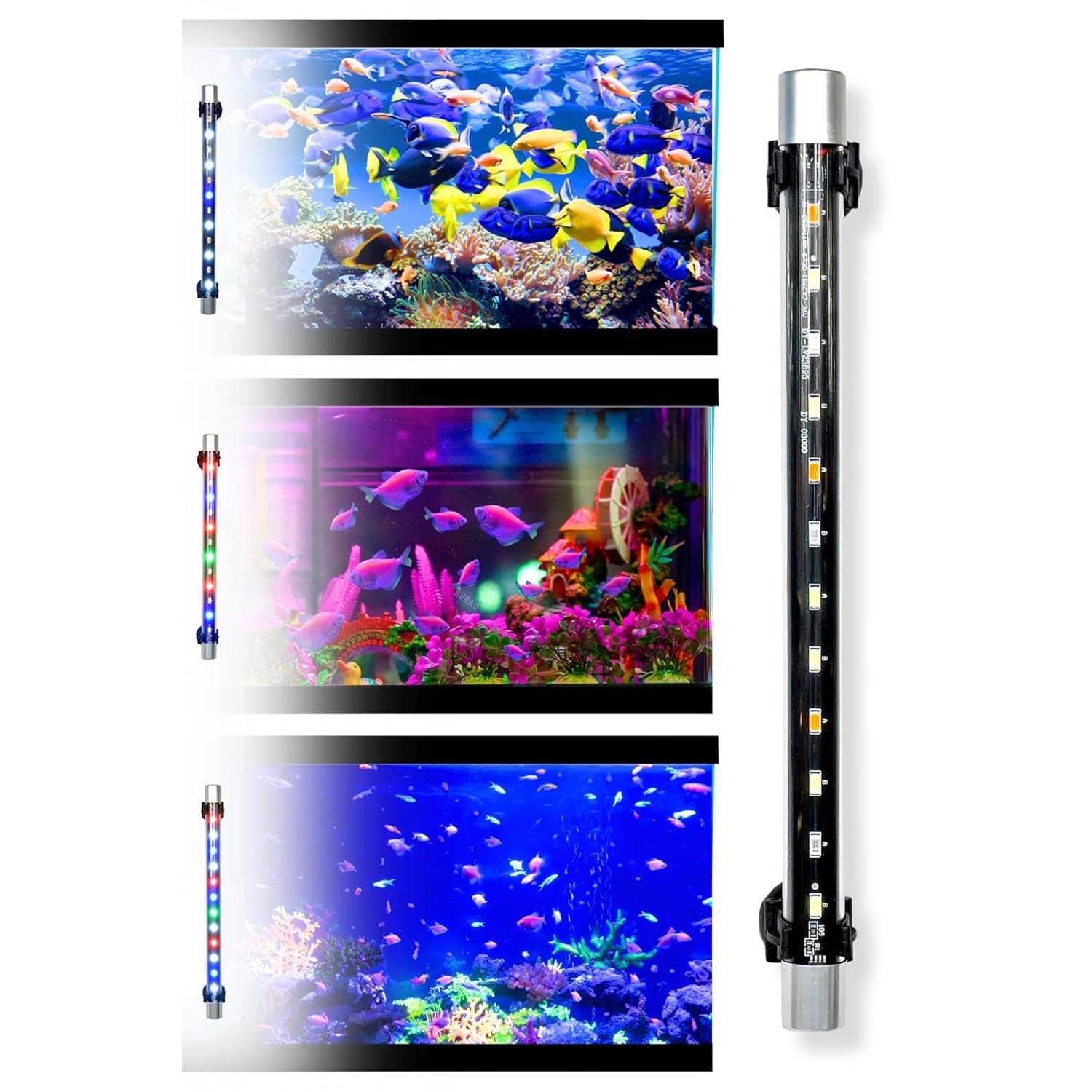 JAINSONS PET PRODUCTS Multi-Colour Aquarium Fish Tank Light - Fish Tank Superior, Switch, Light Fully Submersible Decorative Lamp 820-T (Suitable 1.5 to 2.5 FT Tank) (B0CQ267CR7) Amazon Price History, Amazon Price Tracker