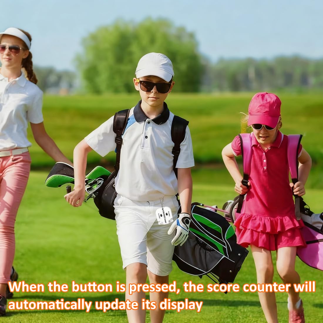 Segnapunti Golf 2 Pezzi Contatore Punteggio per 2 Giocatori Accessori Campo