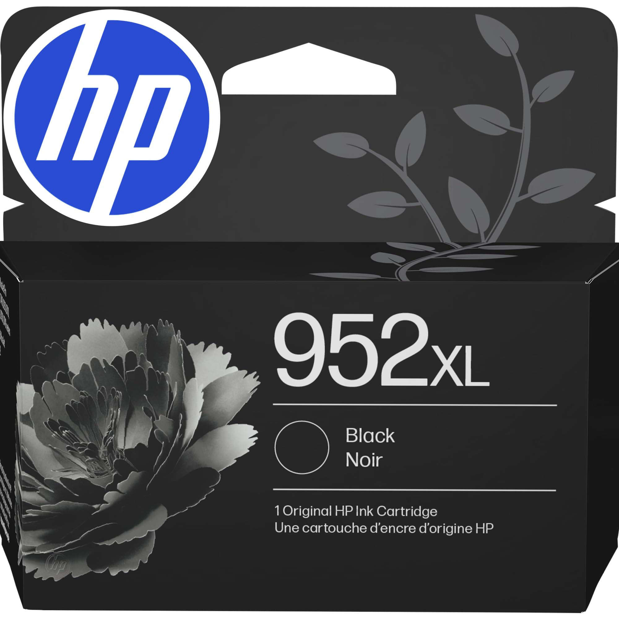 HP 952XL Black High-Yield Ink Cartridge | Works with OfficeJet 8702, Pro 7720, 7740, 8210, 8710, 8720, 8730, 8740 Series | F6U19AN