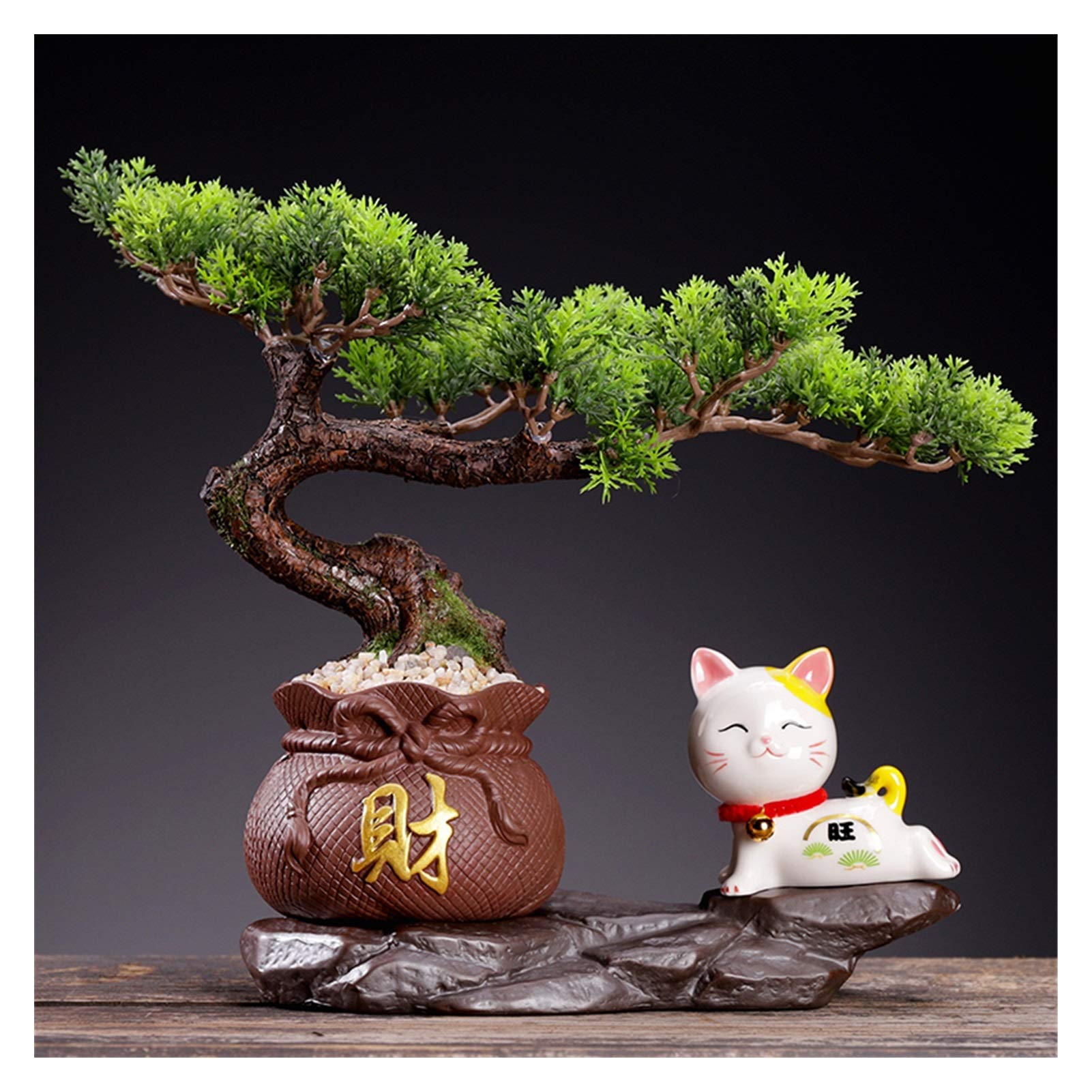 Plante artificielle salon petit faux arbre accueillant et bonsaï créatif