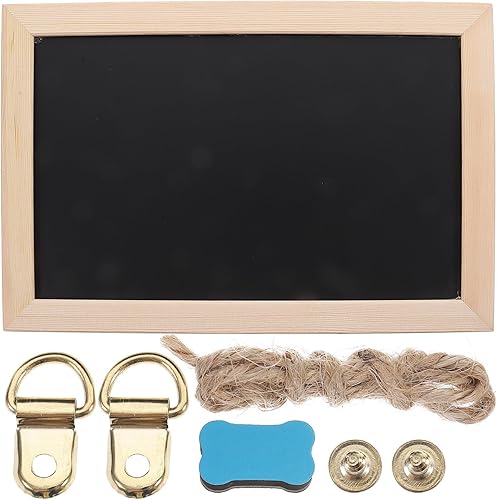 1 juego de tablero de corcho, marco de madera, tablero de pines, decoración de pared, colgante con marco de madera, boletines de anuncios para