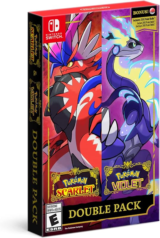 Pokémon Scarlet & Pokémon Violet Double Pack - Nintendo Switch