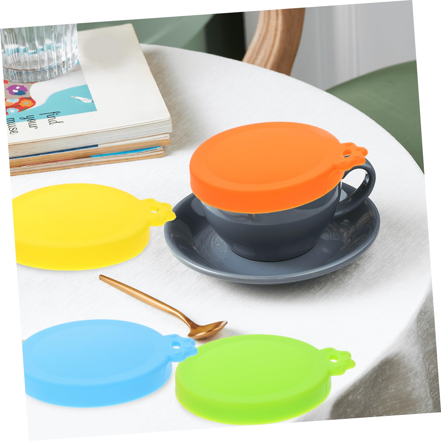 ULTECHNOVO 30pièces Couvercles Silicone Réutilisables Pour Boîtes De Nourriture Et Canettes De Boissons Couvercles Étanches Pour Animaux Et Conserves Lot De