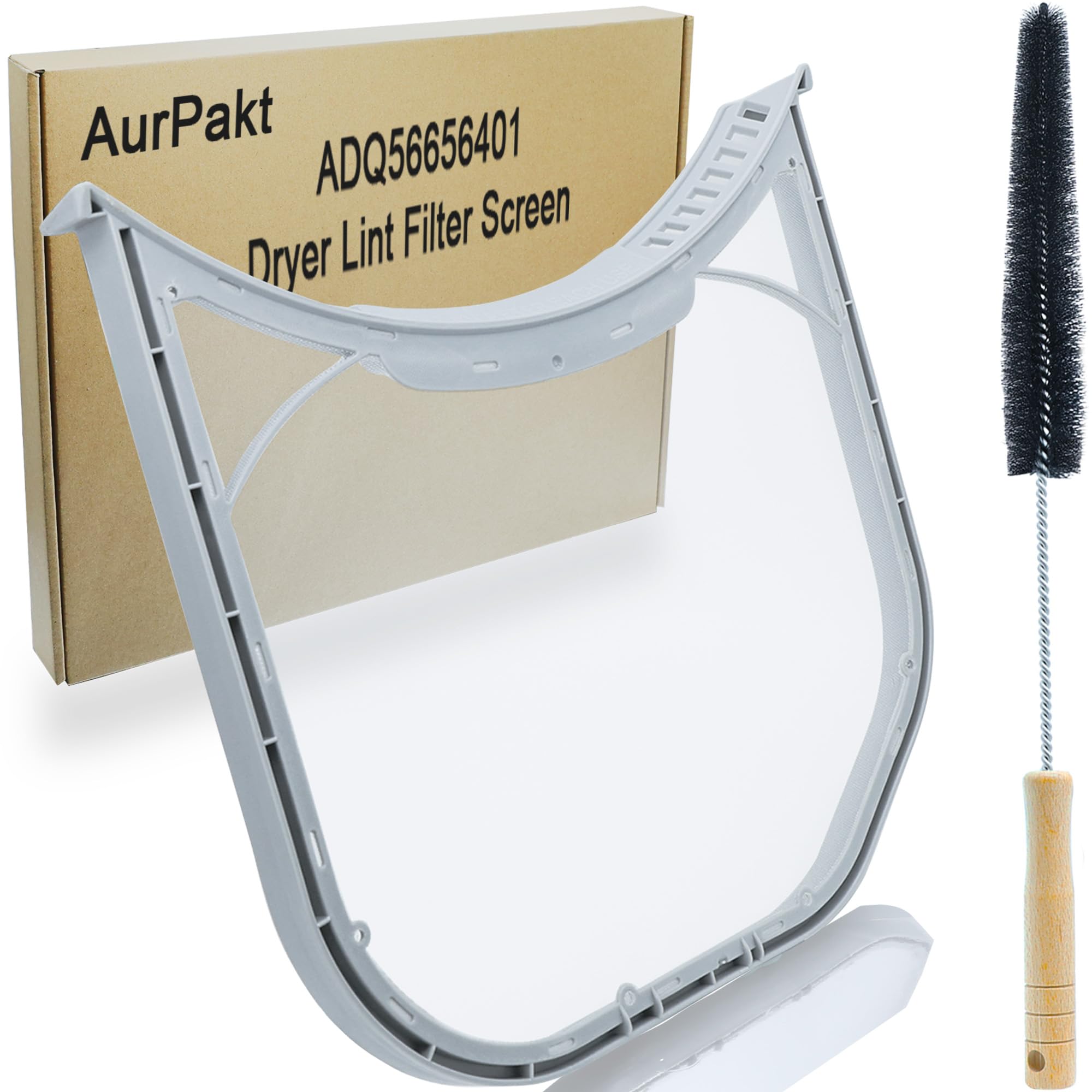 Photo 1 of ADQ56656401 Dryer Lint Filter Replacement for LG, Ken-more, Dryer Lint Trap Fits DLEX3700W DLEX3400W DLEX3370W DLE3170W DLG3171W, Perfect Fit & Long-Lasting Mesh Screen, Includes Lint Cleaning Brush