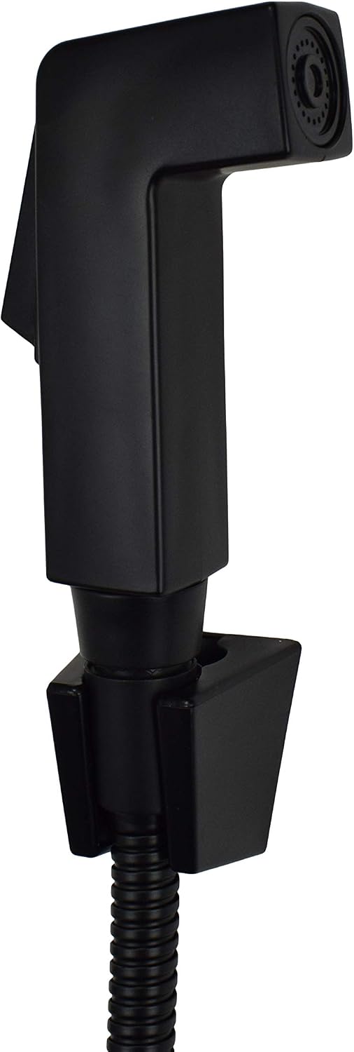 Ducha Higiênica Completa Quadrado Preto Fosco Black Matte GW Comercial