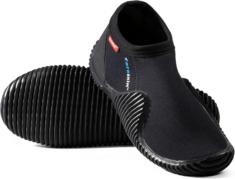 3mm Neoprene Dive Boots with Anti-Slip Rubber Sole | Comfort, Warmth, Anti-Slip & Protection, Versatile Water Sports Boots for Scuba Diving, Snorkeling, Kayaking, Beach Use