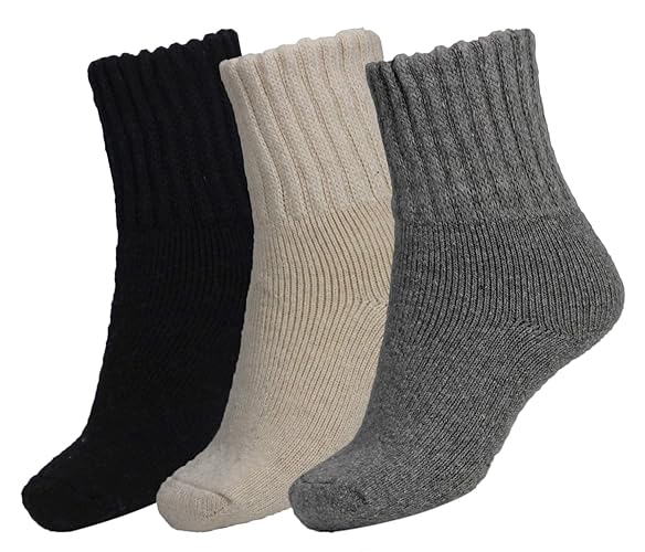 BomKinta Boot Socks for Women Winter Solid Thick Warm Socks Cozy Crew Socks Christmas Gift