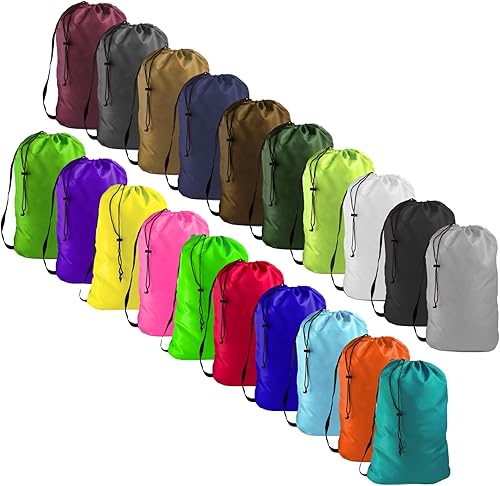 Bolsa de lavandería resistente con correa, 24 pulgadas de ancho x 36 pulgadas de largo y una bolsa de secadora de lavanda, Ultra Essentials (azul