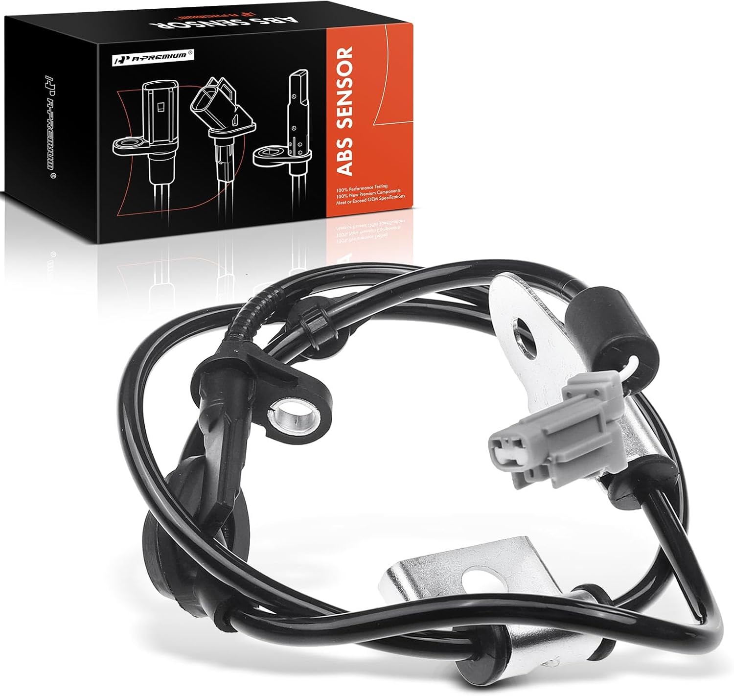 A-Premium Front Left ABS Wheel Speed Sensor - Compatible with Subaru Models - Outback 2007-2009, Legacy 2007-2009 - Front Driver Side, Replaces 27540AG11B, 27540AG11A