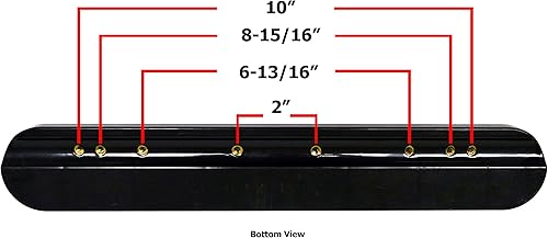 Miniatura 2 de ALCO Almohadillas de brazo para silla de ruedas de longitud completa (13-78 pulgadas), color negro (par), universal se adapta a la mayoría de sillas