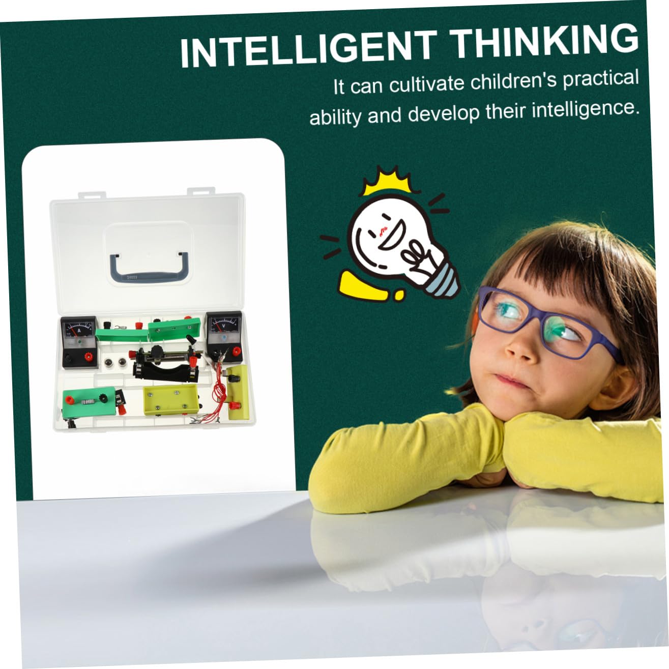 Kit di Esperimenti Elettrici in PVC per Studenti e Lezioni di Fisica | Materiale Pvc, Strumento Educativo per l'Apprendimento Base dell'Elettricità, Facile da Conservare
