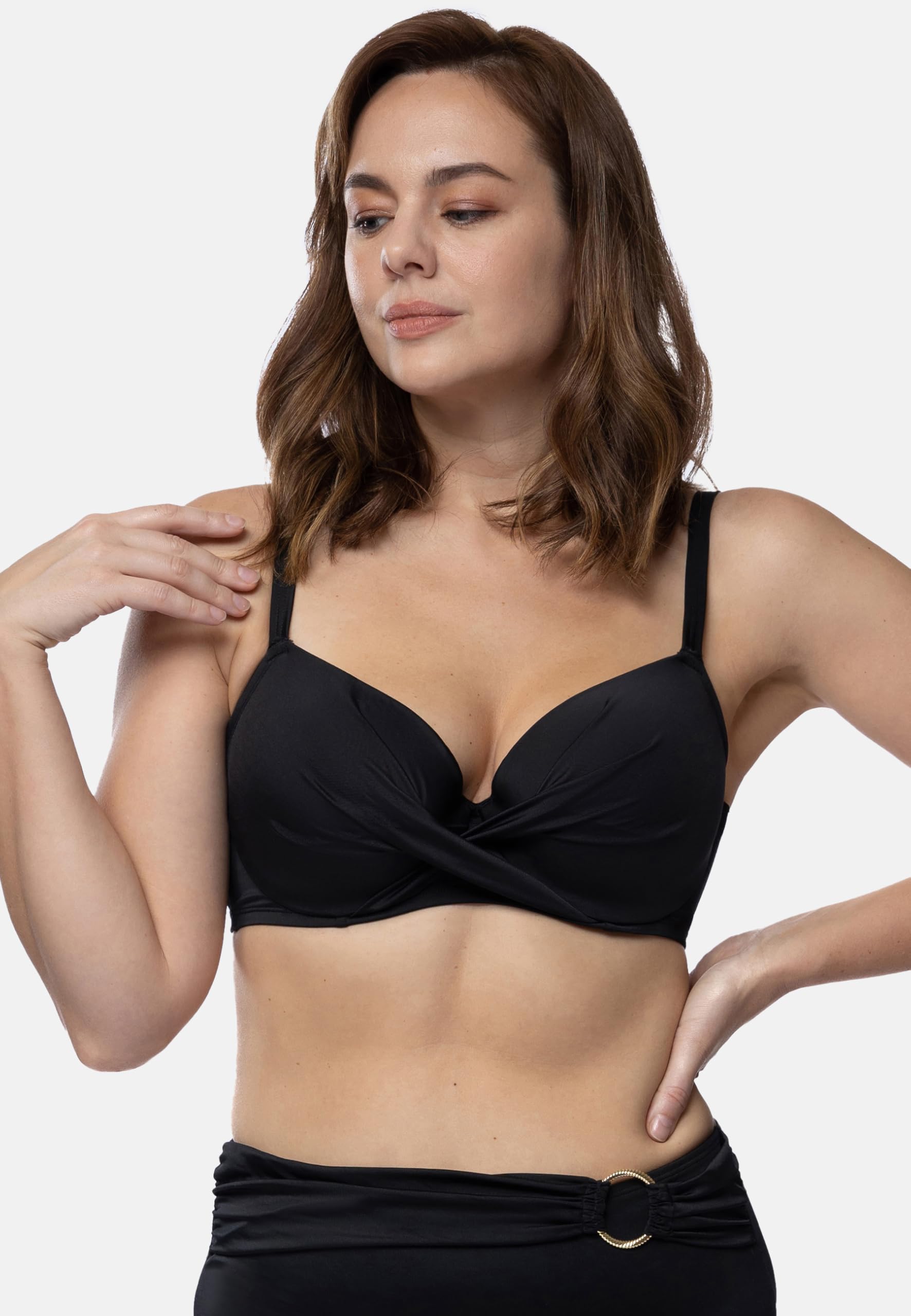 DORINA Azores Bikini Top, Nero, D Donna