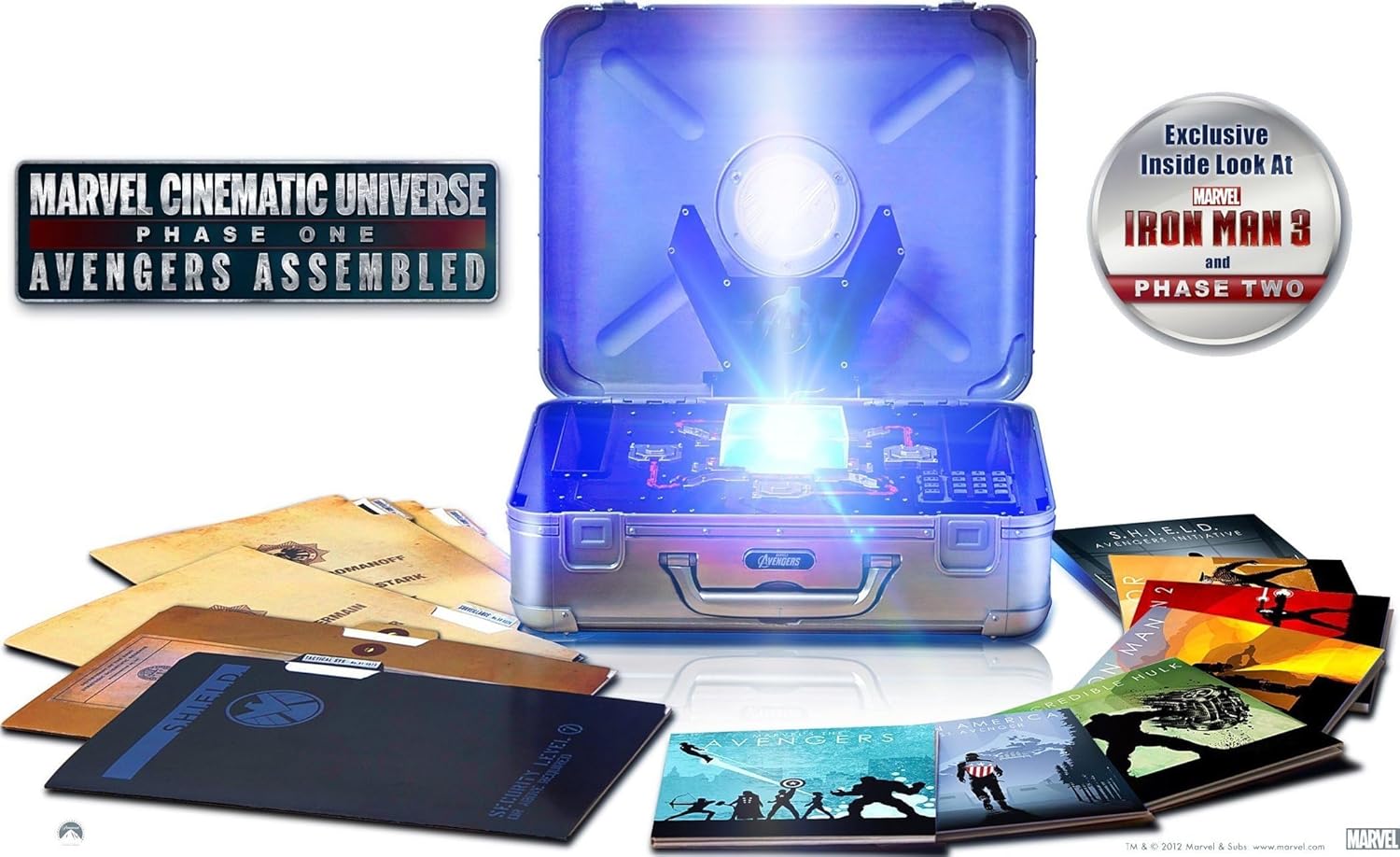 Marvel Cinematic Universe: Phase One Ultimate Collector's Limited Edition Briefcase Legacy [3D + Blu-Ray, Region Free]