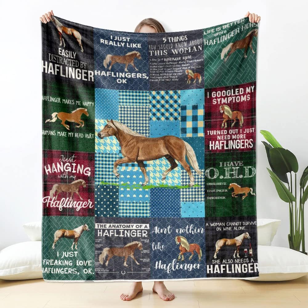 BFever Haflinger Horses Blanket, I Just Really Like