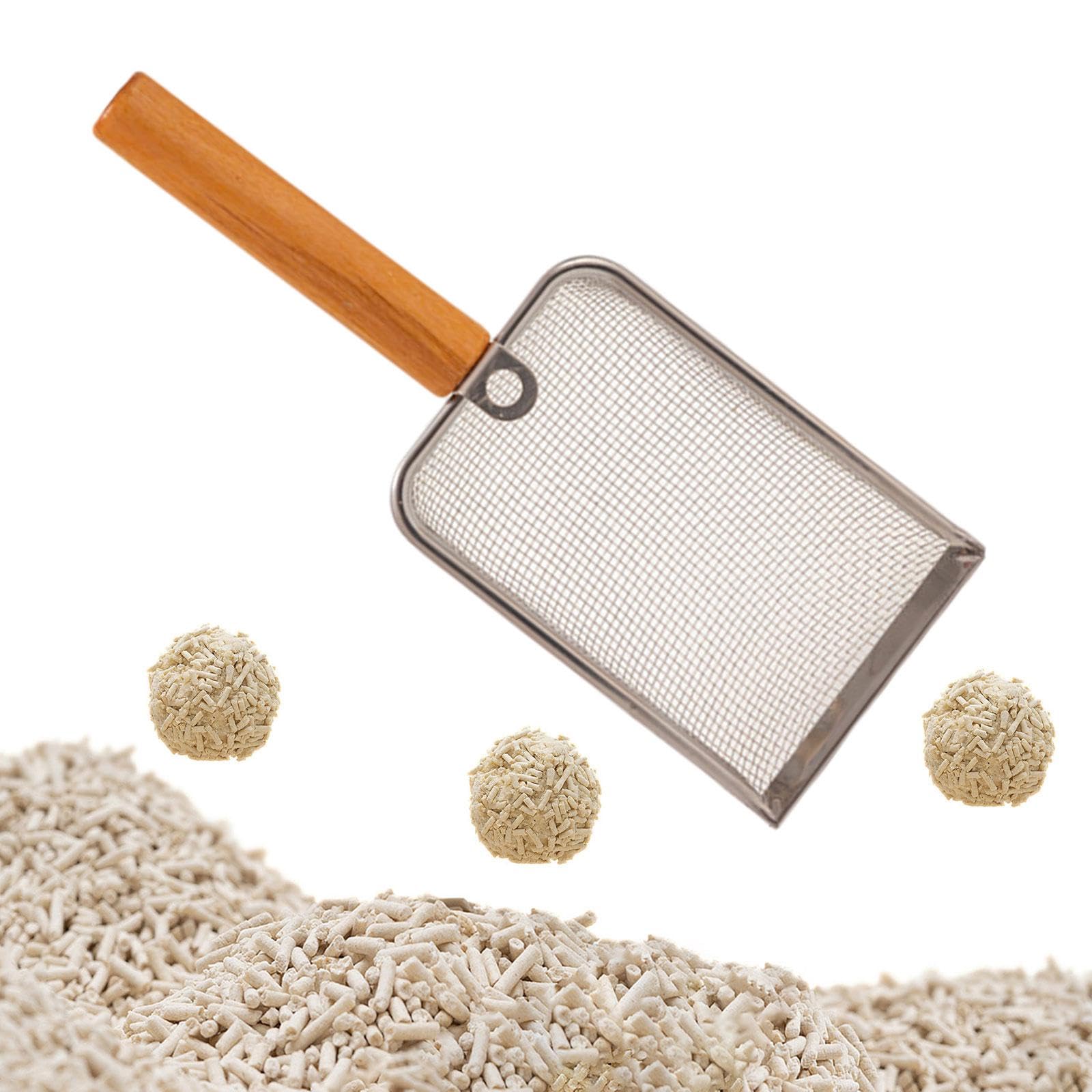 Cat Litter, Cat Litter Cleaner,Cat Accessories,Kitty Litter Metal for Kitten Lifter, Large mesh