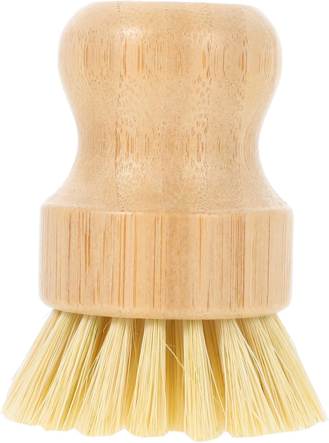 Wooden Short Handle Round Dish Cleaning Brush