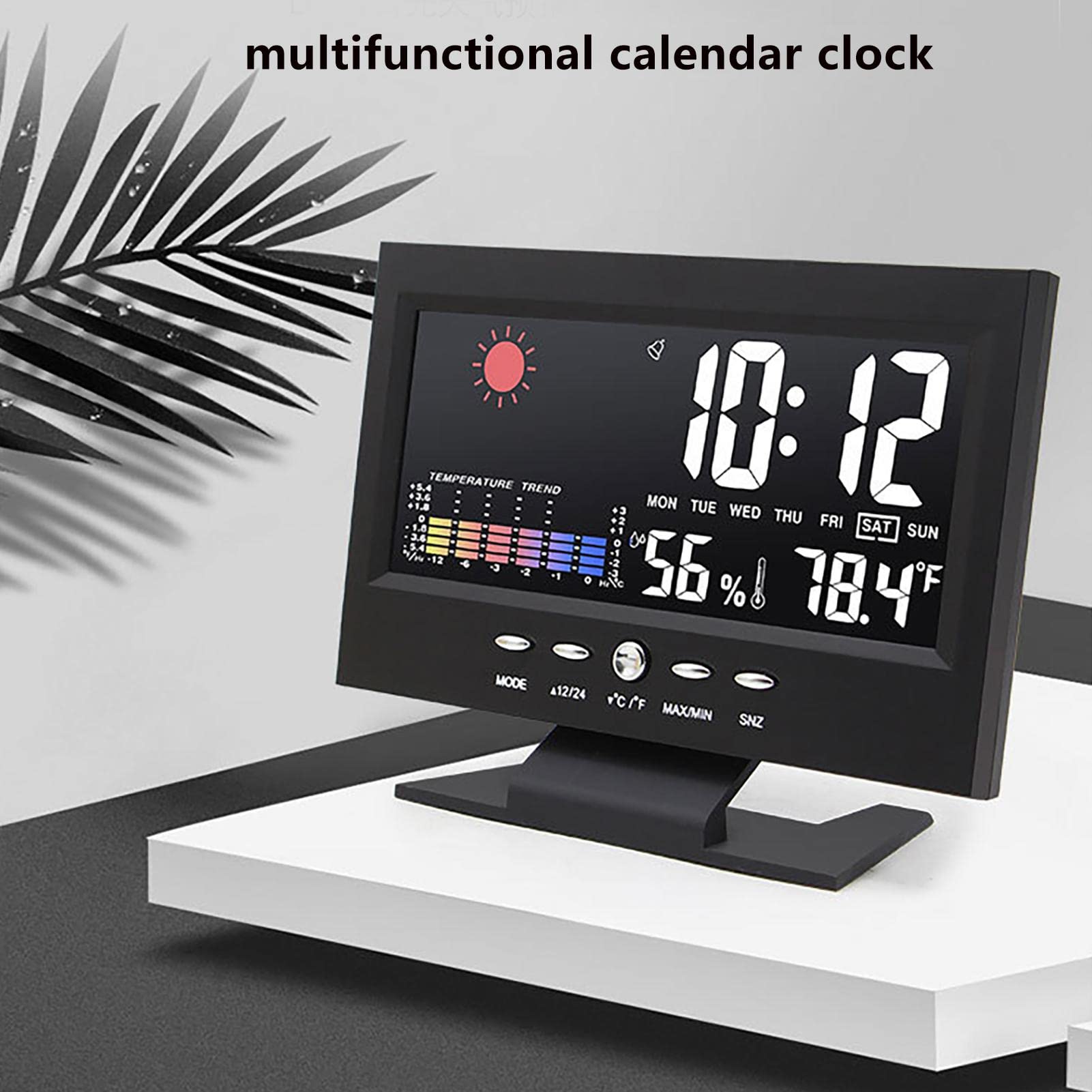 Amazon.co.jp: 大気質モニター、6-in-1大気汚染温度湿度二酸化炭素検出