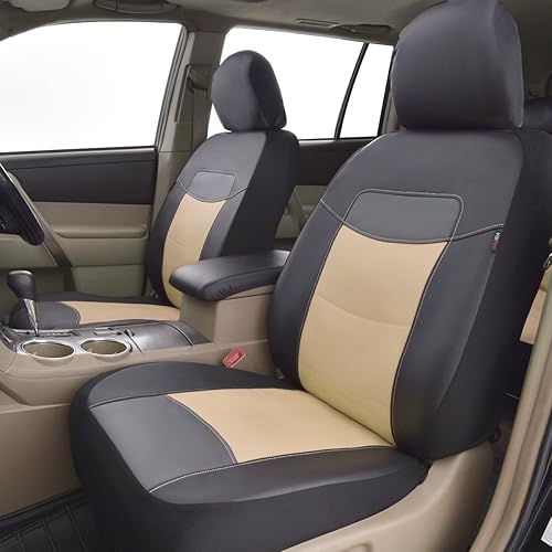 Miniatura 10 de Flying Banner, cobertores de cuero para asientos. Diseño universal con airbags laterales, Rosado