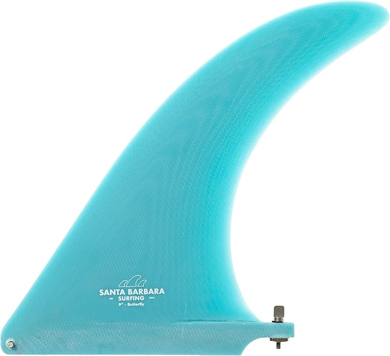 Longboard de fibra de vidrio SBS con aleta única - Modelo mariposa (plantilla Greenough 4-A)