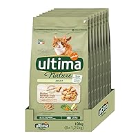 Ultima Nature Cibo per Gatti Adulti con Pollo: Confezione da 8 x 1.25 kg