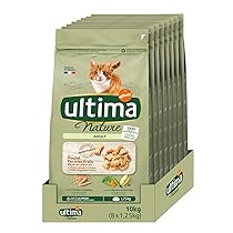 Ultima Nature Cibo per Gatti Adulti con Pollo: Confezione da 8 x 1.25 kg – Totale: 10 kg