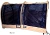 STURDI Small Pop-Up Kennel Cargo Portable Pet Bag | Collapsible Travel Pet Crate for Cats & Dogs | Double, Black