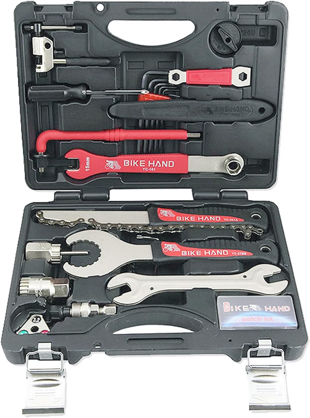 Bike Repair Set, 18 Piece Kit Bicycle Tools Set Bicycle Repair Tool Set Bike Tire Repair Tool Kit Bicycle Tool Box for Bicycle Maintenance and Repair, for Most Mountain Bike and Road Bike,Set