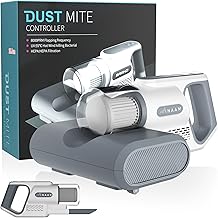 INAAM Cordless Vacuum Cleaner |for Bed Sofa & Cushions| with HEPA Filtration KPA Power Suction UV Light Sterilization Anti Dust Mite Remover Kills 99.9%