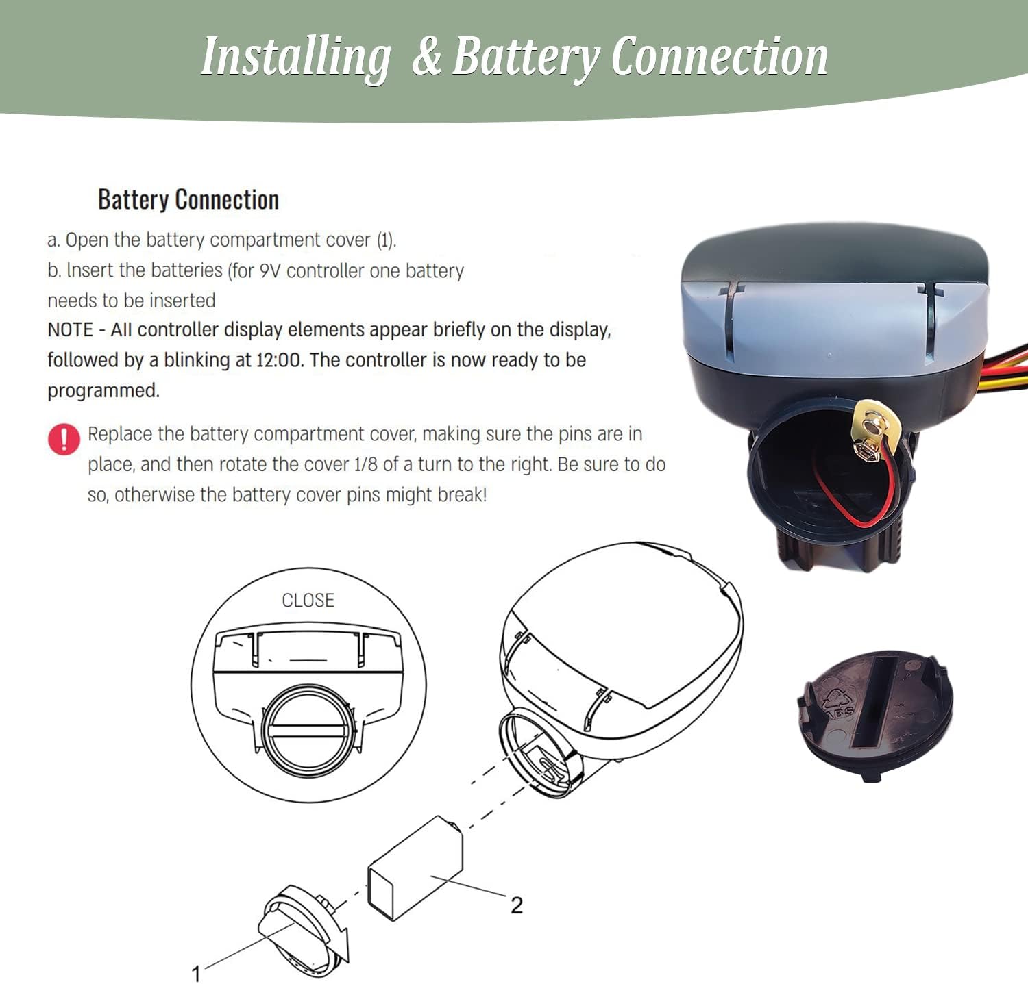 Battery Installation Steps