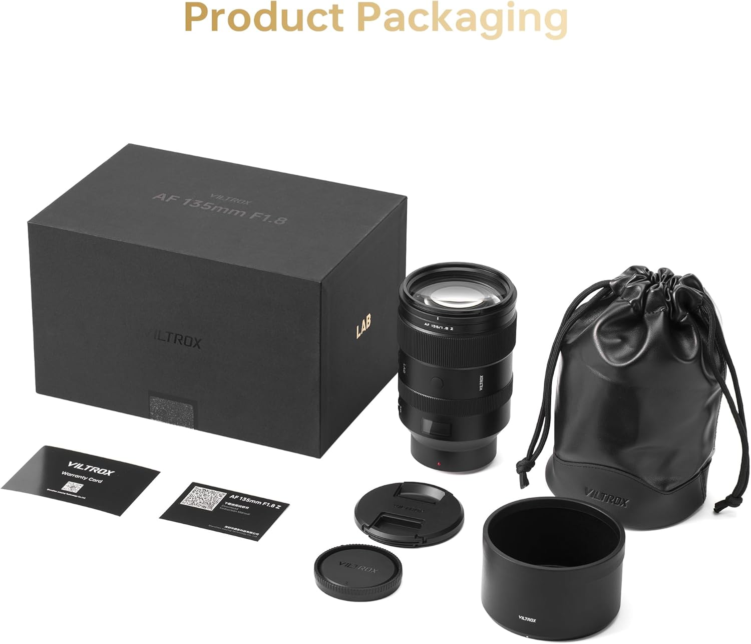 VILTROX 135mm F1.8 LAB Z Lens for Nikon Z Mount Full-Frame Cameras, Autofocus Medium Telephoto Prime Lens with VCM Motor, ED Elements, Internal Focusing,135mm f/1.8 Z for Z9 Z8 Z6 Z7II Z5 Zf