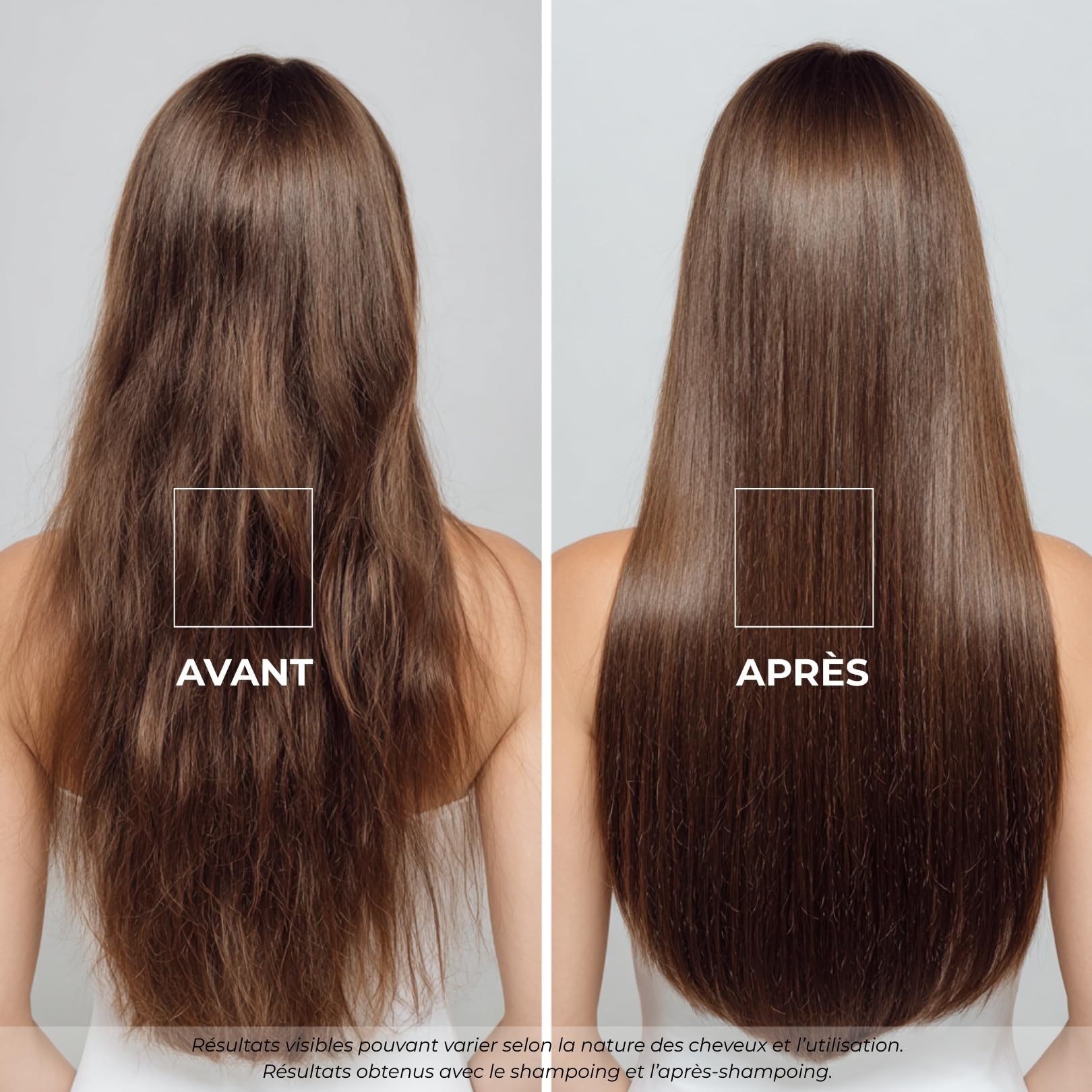 Kerargan - Duo Ultra Réparateur Shampoing & Après-shampoing à la Kératine pour Cheveux Abîmés et Stressés - Fortifie, Lisse & Protège - Sans Sulfate, OGM, Silicone - 2x250ml