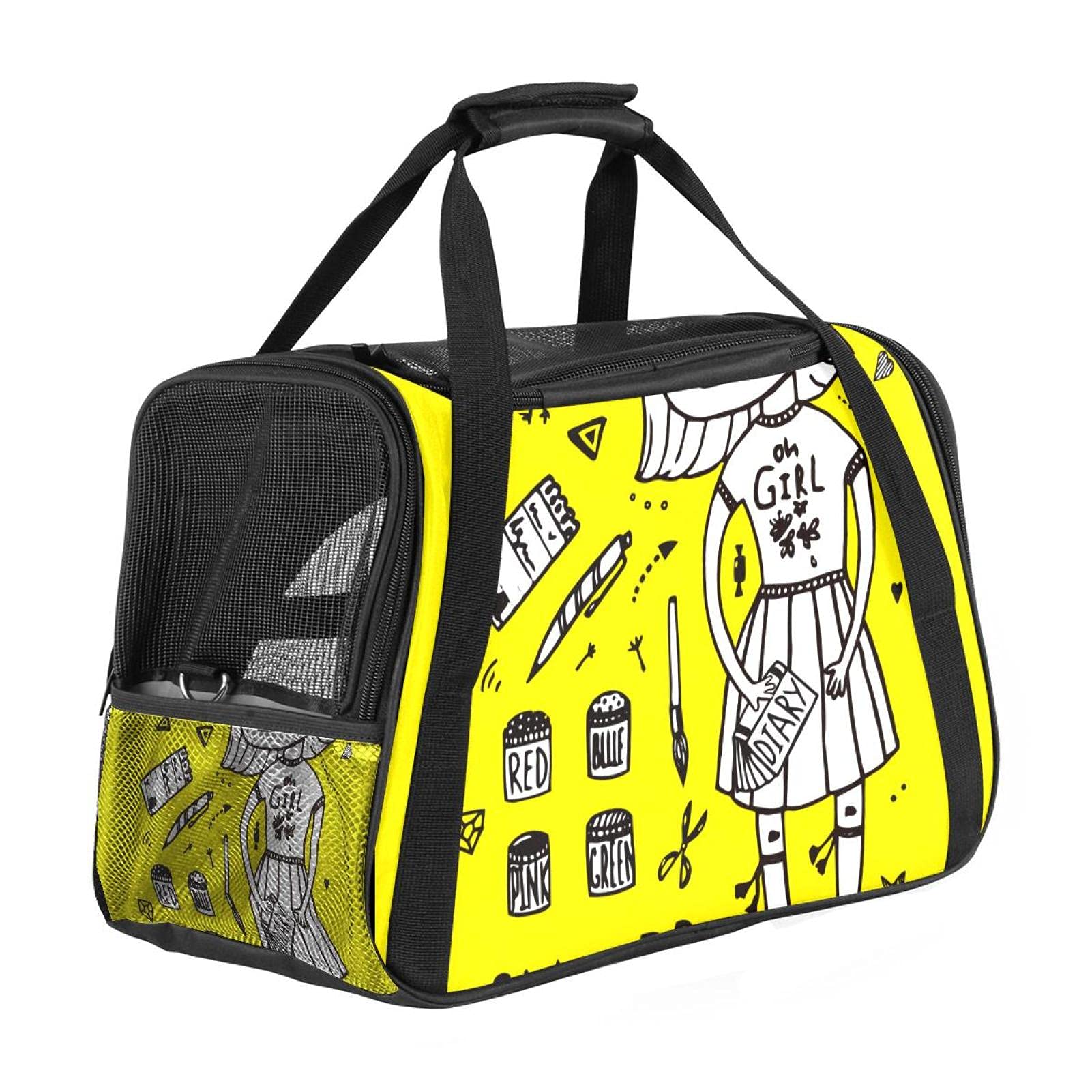 Sac de transport pour chat et chien cabine avion parfait pour voyager en train