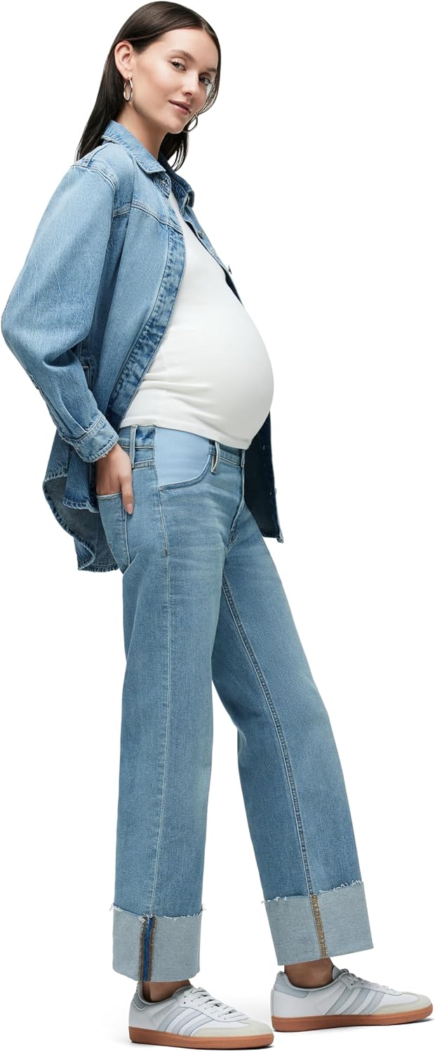 HUDSON Women's Rosie Wide Leg Ankle (Maternity)