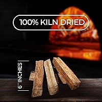 Vista 2 de Pizza Stix - Estufa para horno de pizza de madera, 6 pulgadas, 100% madera de roble seca al horno, ideal para: cocinar pizza, asar a la parrilla