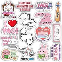 TODOLIA 15-3 inch Funny Funny Stickers Pack Omega Birth Gay BL Cartoon Funny Stickers Fan Girl Star Gift BL Manhwa Decoration Laptop Tablet Room Office Water Bottle Helmet Car