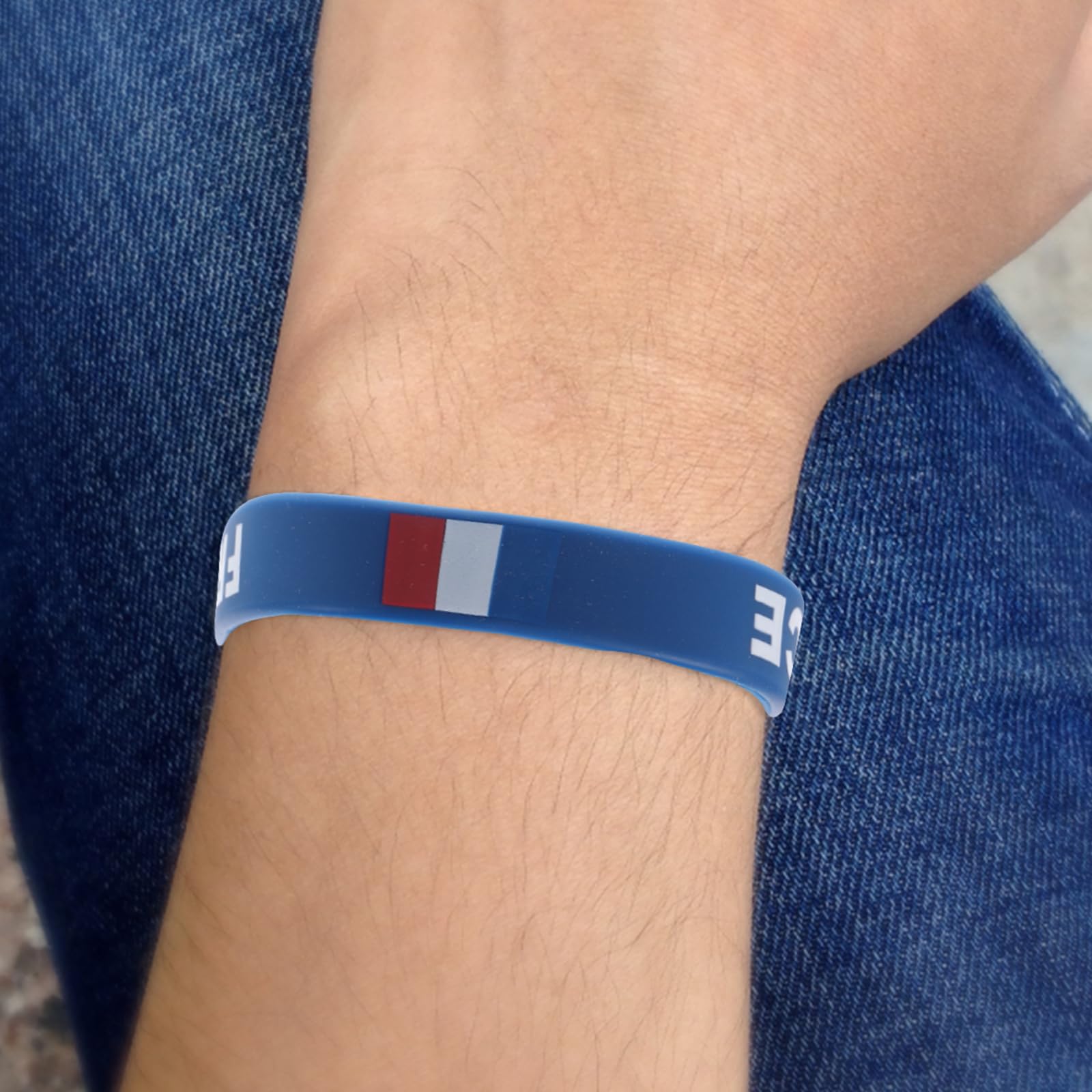 BESPORTBLE 5 Pièces Bracelet Cadeaux Drapeau Français Porte-clés Chaîne à Main
