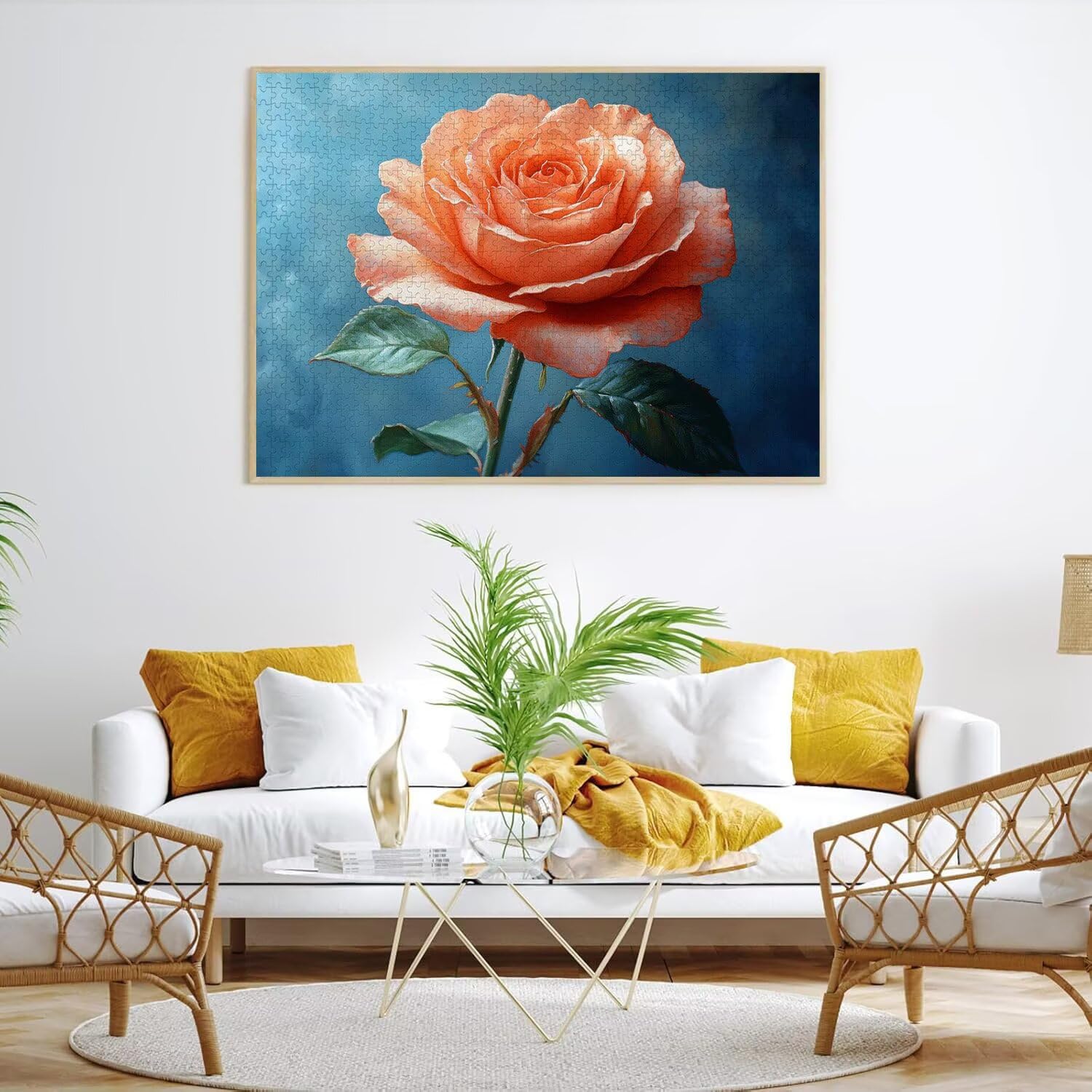 Puzzle dla dorosłych 4000, kwiat róża, 141 x 87 cm, n-285