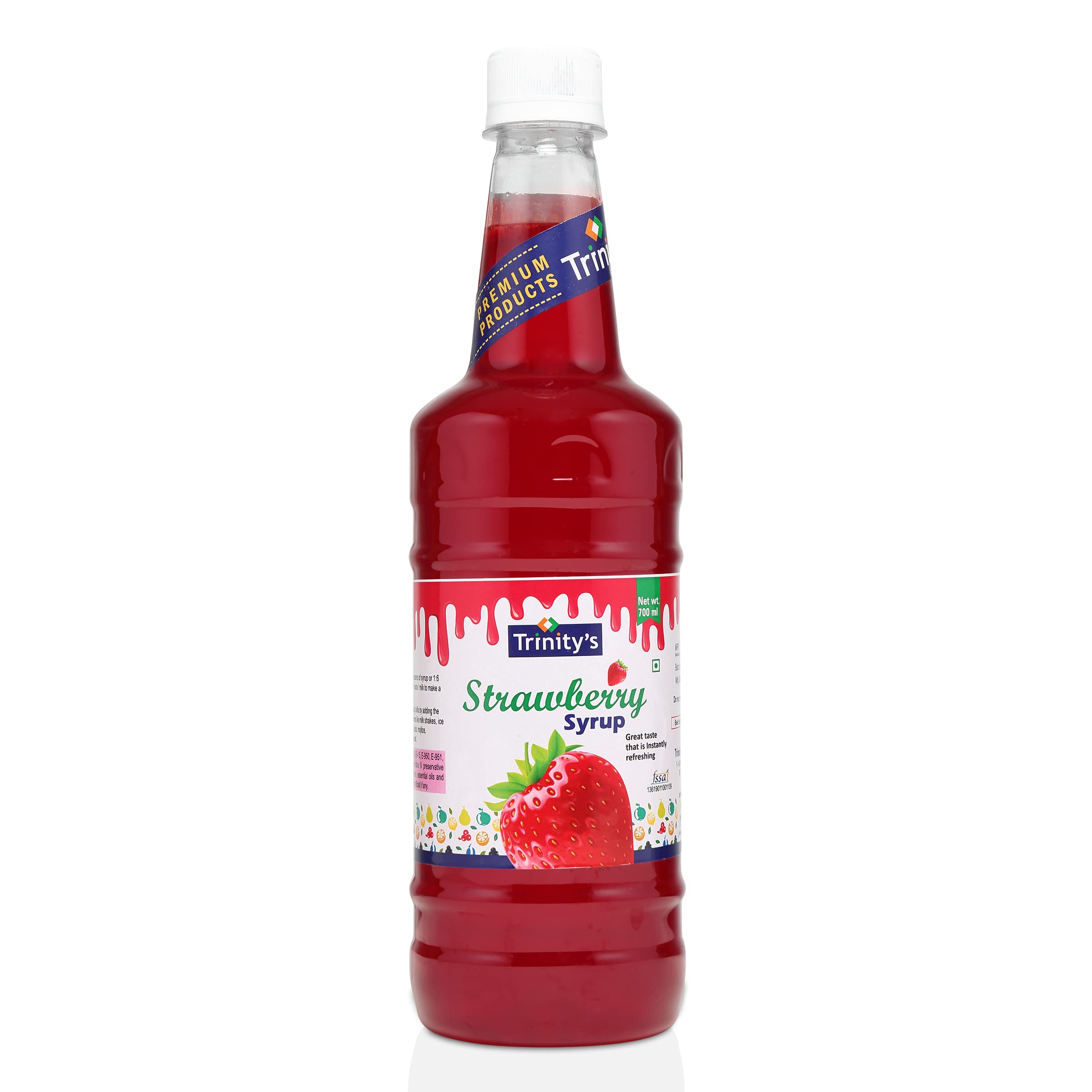 TapadiaA-Z YummyDrops TrinityS Liquid Strawberry Flavour Syrup Suitable For Dessert Toppings Faluda Mojito Drink Juices Cocktail & Mocktails -700 Ml Pack Of 1 Drink For Summer (B0B3RVZ31B) Amazon Price History, Amazon Price Tracker