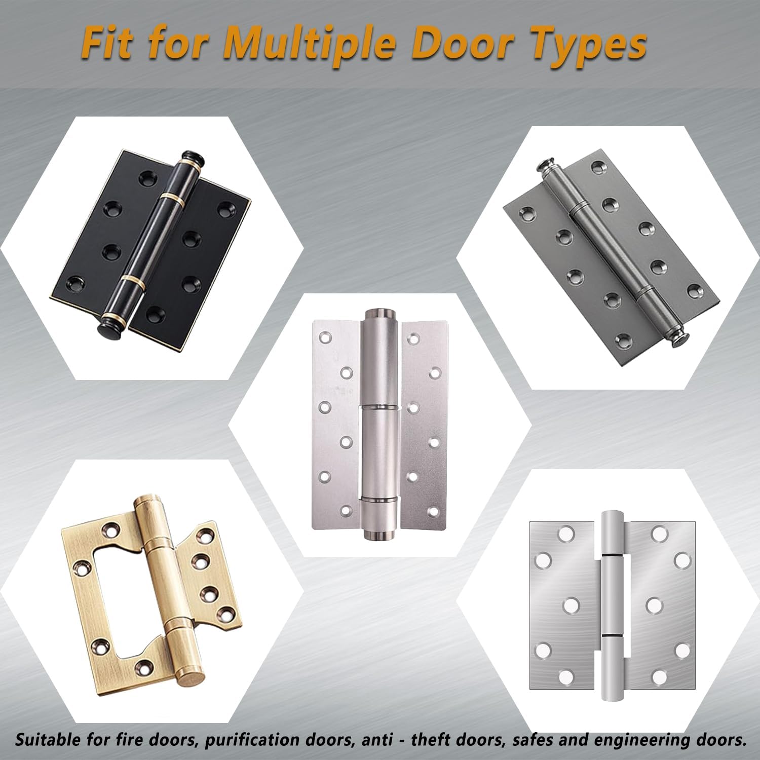 Two - piece Door Hinge Adjustment Tool Set - Hinge Wrench for Door Gap Adjustment on Multiple Doors
