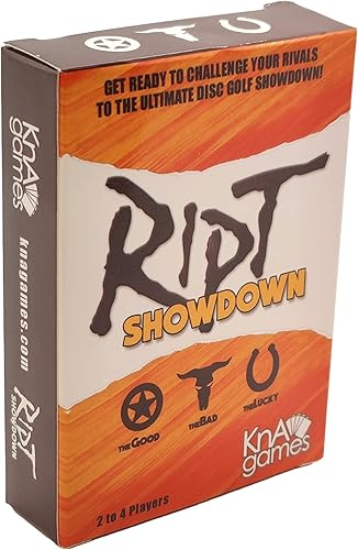 Miniatura 2 de RIPT Showdown Disc - Juego de cartas de golf, color naranja