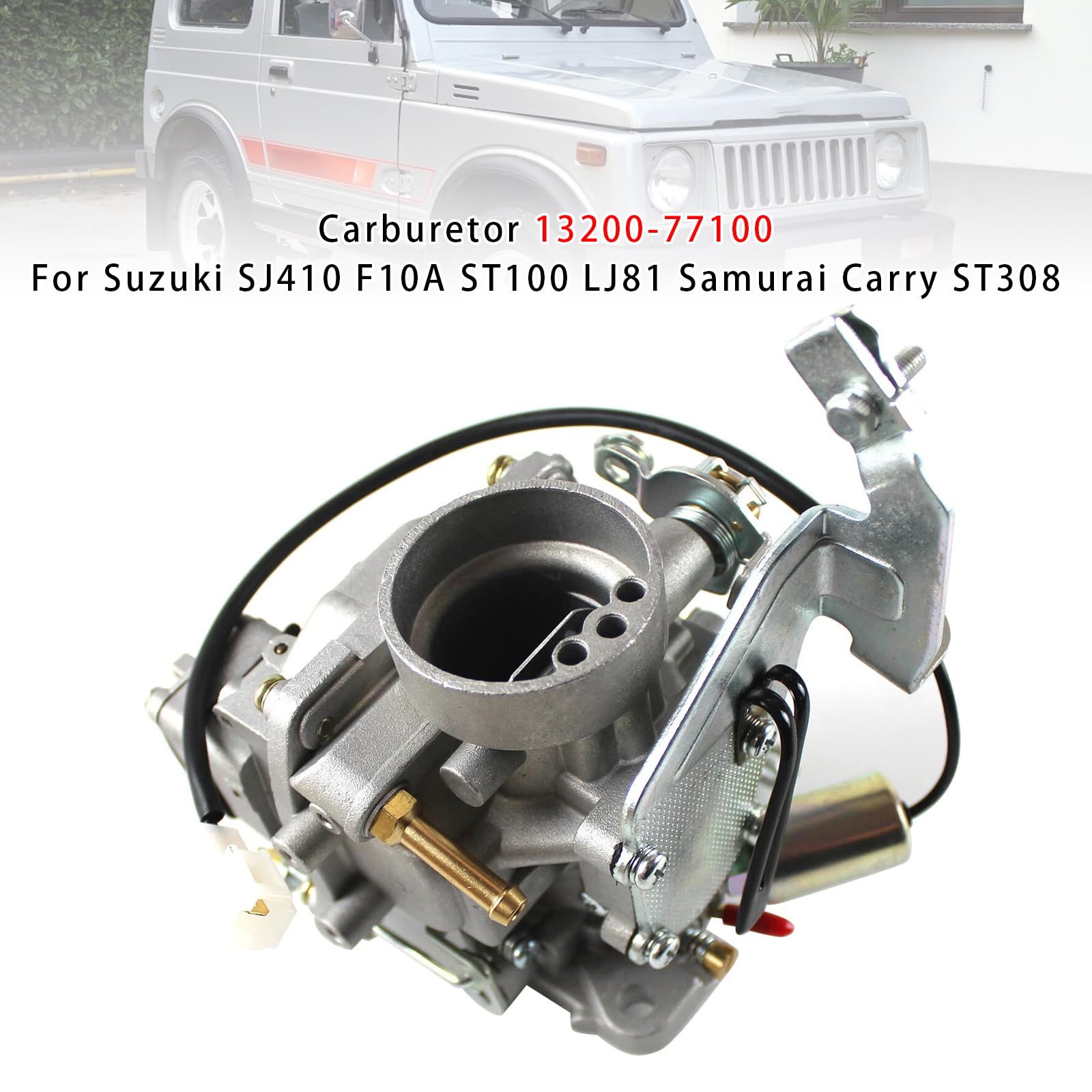 Topteng Carburetor 13200-77100 Adatto per Suzuki SJ410 F10A ST100 ST308 13200-82780 1983-2009 (1347)
