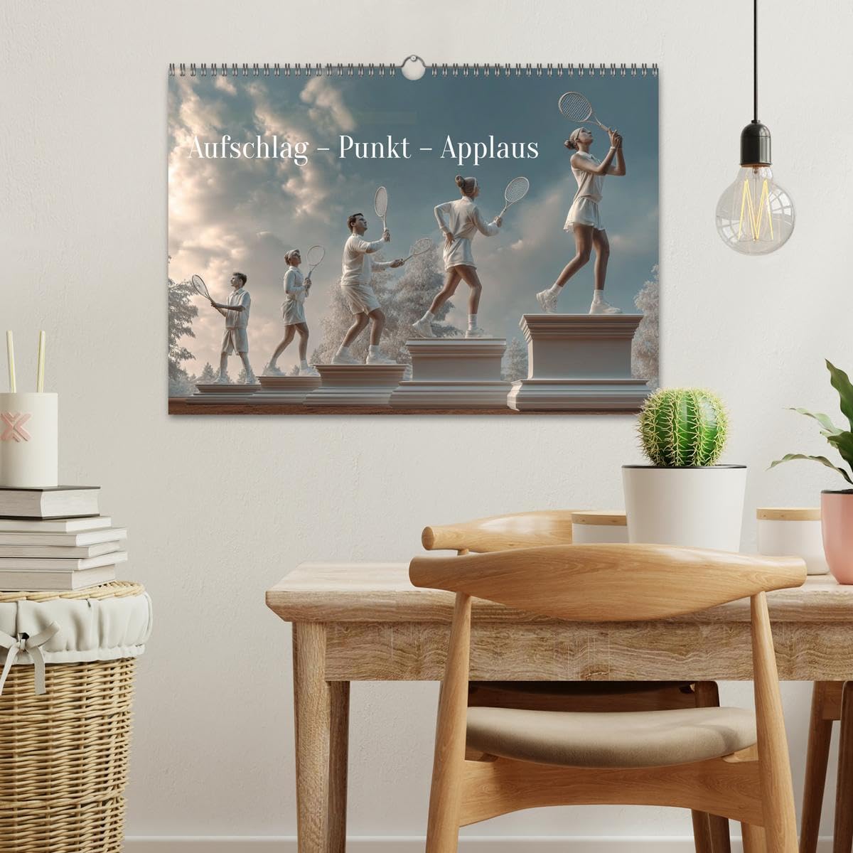 Aufschlag - Punkt - Applaus (Wandkalender 2026 DIN A3 quer), CALVENDO Monatskalender: Tennis Motive